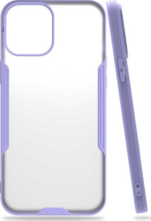 İphone 12 Pro Max Uyumlu Zore Parfe Kılıf-Mor