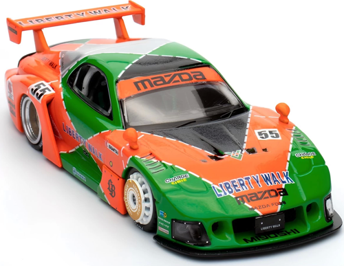 Inno 1/64 LBWK RX7 (FD3S) LB-SUPER Silhoutte Kız Erkek Çocuk Oyuncak Eğitici Oyuncaklar