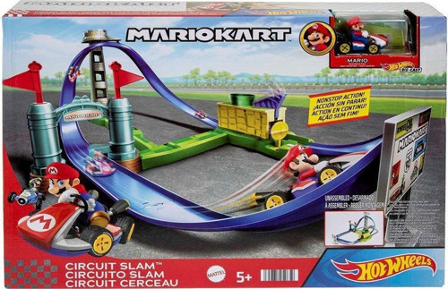 HGK59 HW Mario Kart Keskin Dönüşler Pist Seti /Hot Wheels Kız Erkek Çocuk Oyuncak Eğitici Oyuncaklar