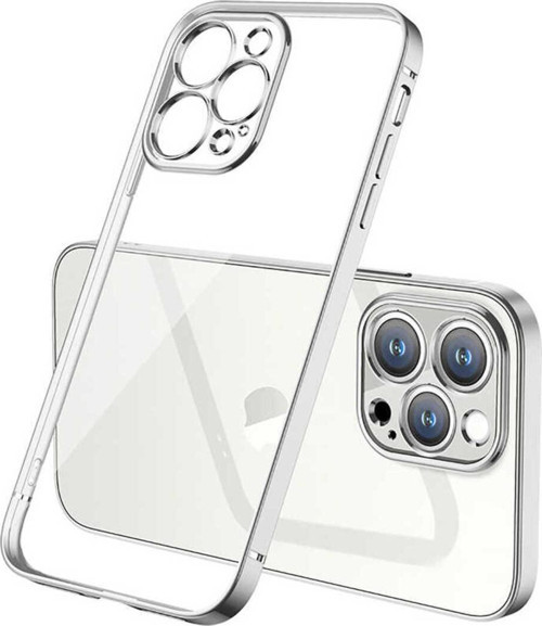 İphone 13 Pro Max Uyumlu Zore Gbox Kılıf-Gümüş