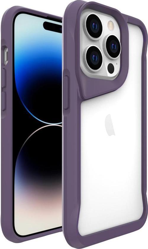 İphone 14 Pro Max Uyumlu Zore T-Max Kılıf-Derin Mor