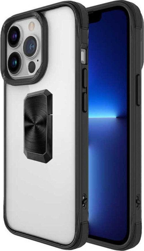 İphone 13 Pro Uyumlu Zore V-Bax Kılıf-Siyah