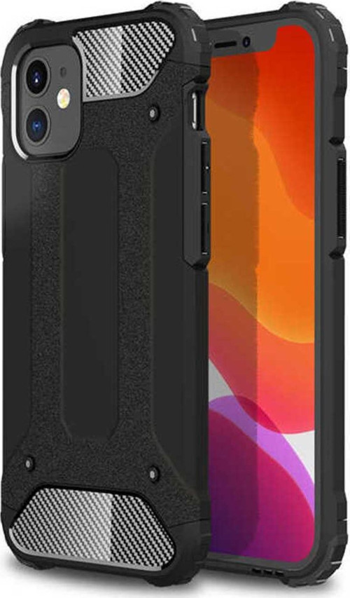 İphone 12 Mini Uyumlu Zore Crash Silikon Kılıf-Siyah
