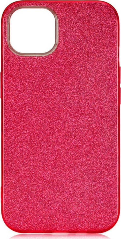 İphone 13 Mini Uyumlu Zore Shining Silikon-Kırmızı
