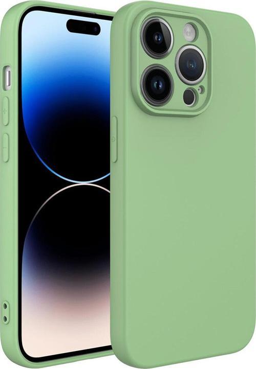 İphone 14 Pro Uyumlu Zore Kamera Korumalı Mara Lansman Kapak-Açık Yeşil