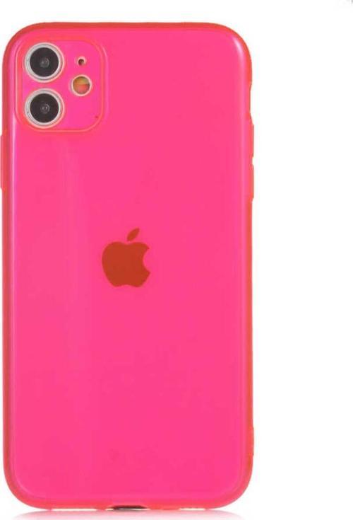 İphone 11 Uyumlu Zore Mun Silikon-Pembe