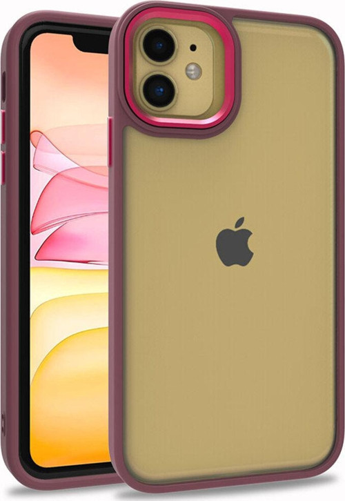 İphone 11 Uyumlu Flora Kılıf-Kırmızı
