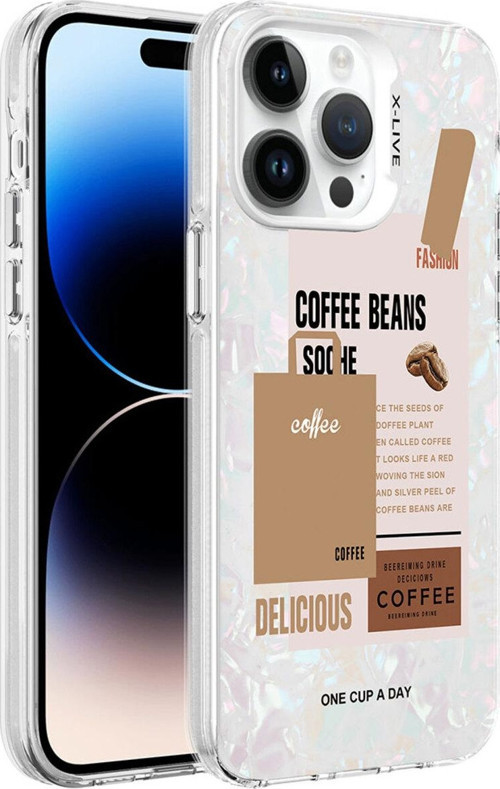 Apple İphone 14 Pro Kılıf Mermer Desenli Marbello Kapak