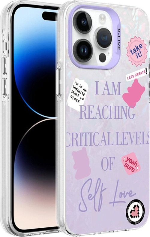 Apple İphone 14 Pro Kılıf Mermer Desenli Marbello Kapak