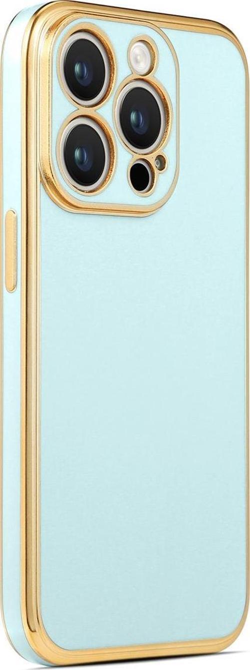İphone 14 Pro Uyumlu Zore Bark Kapak-Mavi Açık