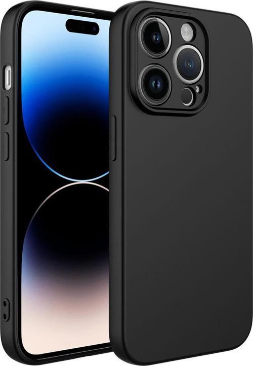 İphone 14 Pro Uyumlu Zore Kamera Korumalı Mara Lansman Kılıf-Siyah