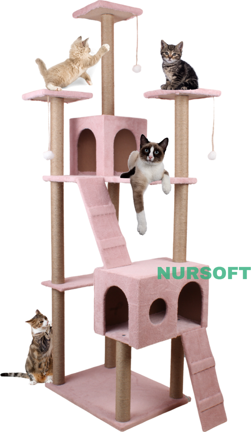 Cat City - Kedi Tırmalama ve Oyun Evi Çok Fonksiyonlu