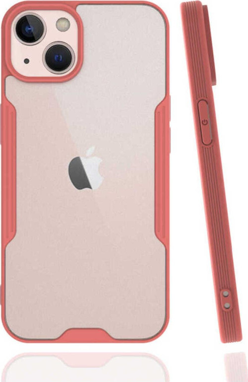 İphone 13 Uyumlu Parfe Kılıf-Pembe
