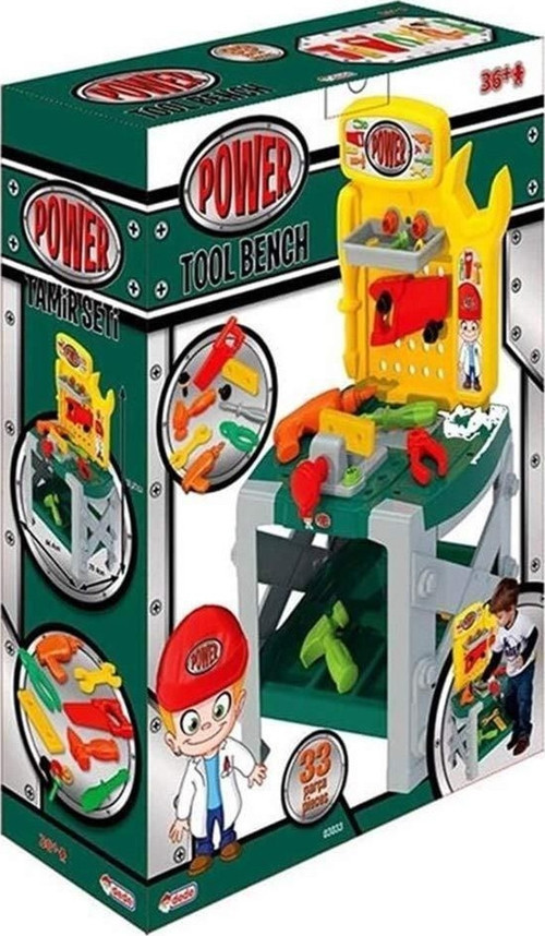 Power Oyuncak Tamir Tezgahı Seti Kız Erkek Çocuk Oyuncak Eğitici Oyuncaklar