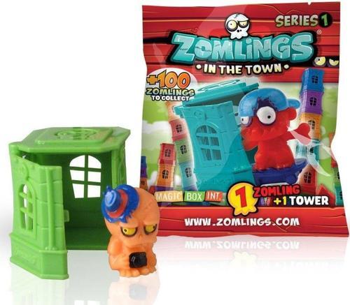 Zomlings Tekli Figür ve Kule Seri 1 Kız Erkek Çocuk Oyuncak Eğitici Oyuncaklar