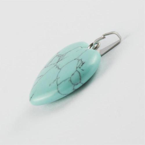 2 Cm Kalp Figürü Turkuaz Doğaltaş