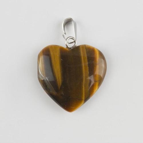 Kaplangözü Kalpli Doğaltaş Kolye Ucu