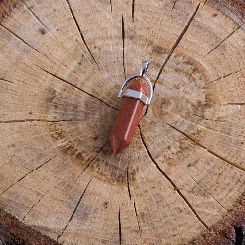 Kahve Yıldız Point Kolye Ucu