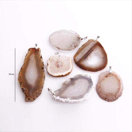 Plaka Akik Kolye Ucu