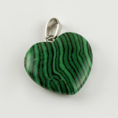 Malahit Kalpli Doğaltaş Kolye Ucu