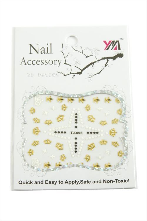 Taç Tırnak Aksesuarı Tattoo Sticker