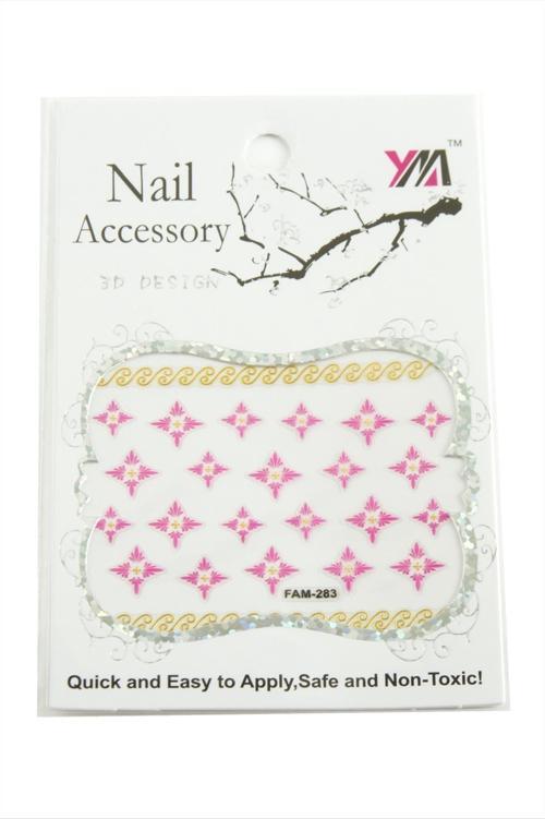 Çiçek Tırnak Aksesuarı Tattoo Sticker