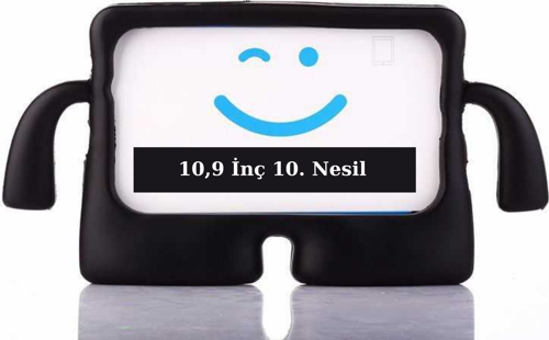 Apple iPad 10,9 inç 10. Nesil Uyumlu iBuy Standlı Fuchsia Yumuşak Eğlenceli Çocuk Tablet Kılıfı