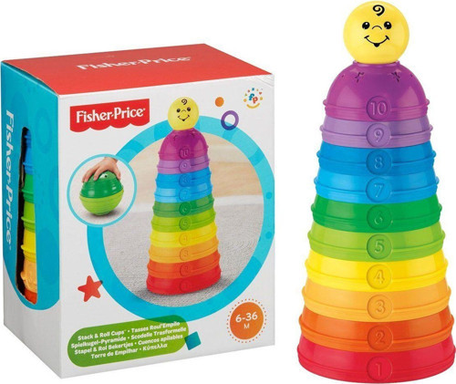 W4472 Fisher-Price® Numaralı Kaplar / Sıralama ve Şekil Ayırma Oyuncakları Kız Erkek Çocuk Oyuncak E