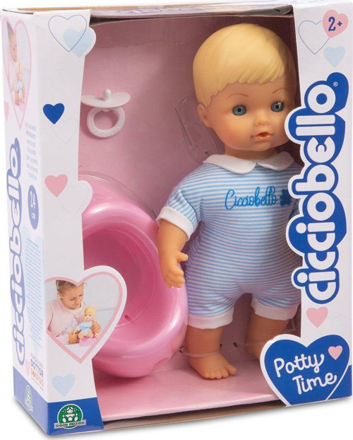 CCBA7000 Cicciobello 24cm Yumuş Bebek Tuvalet Zamanı +3 yaş Kız Erkek Çocuk Oyuncak Eğitici Oyuncakl