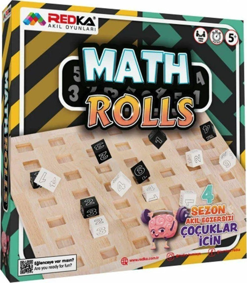 5625 Math Rolls - Redka Kız Erkek Çocuk Oyuncak Eğitici Oyuncaklar