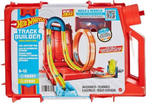 HDX78 HW Track Builder Benzin Bidonu Akrobasi Seti, Hot Wheels Track Builder Kız Erkek Çocuk Oyuncak
