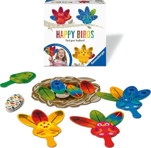 Ravensburger Happy Birds Kız Erkek Çocuk Oyuncak Eğitici Oyuncaklar