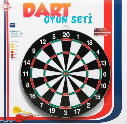 Kutulu Çivili 41,5cm Dart Oyun Seti Kız Erkek Çocuk Oyuncak Eğitici Oyuncaklar