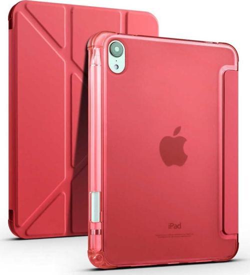Apple iPad Mini 2021 (6.Nesil) Kılıf Kalemlikli Premium Standlı Katlanabilir Uyku Modu Özellikli Tablet Kılıfı