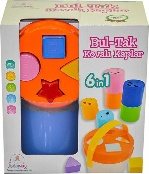URT026-001 İç İçe Kaplar Jumbo - Birlik Toys Kız Erkek Çocuk Oyuncak Eğitici Oyuncaklar