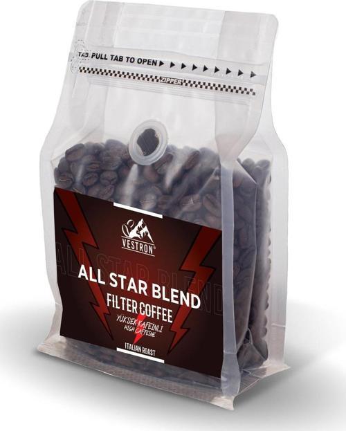 Sporcu Kahvesi All Star Blend Yüksek Kafeinli Filtre Kahve 250 Gr