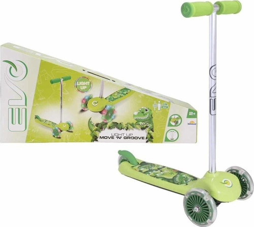 EVO SCOOTER 3TKR DİNO MOVE N GROOVE IŞIK Kız Erkek Çocuk Oyuncak Eğitici Oyuncaklar