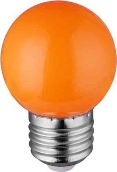 1 Watt G45 Led Ampül Turuncu Renk E27