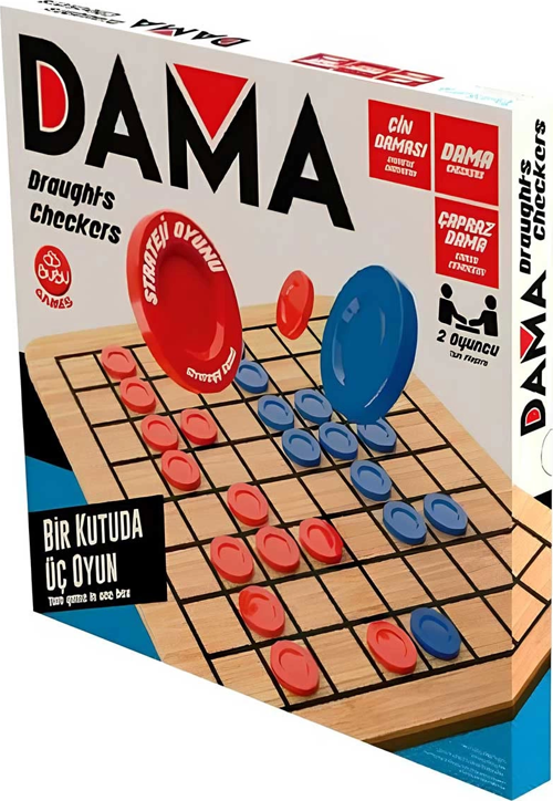 Bu-Bu Games Dama Kız Erkek Çocuk Oyuncak Eğitici Oyuncaklar