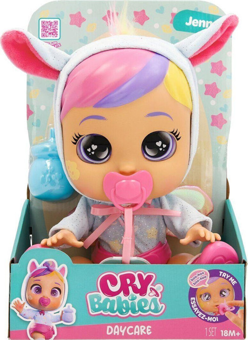 CYP00100 Cry Babies Kreş Günlük Bakım Jenna - 923744 Kız Erkek Çocuk Oyuncak Eğitici Oyuncaklar