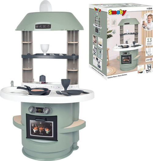 7600312700 Nova Kitchen -Smoby Kız Erkek Çocuk Oyuncak Eğitici Oyuncaklar