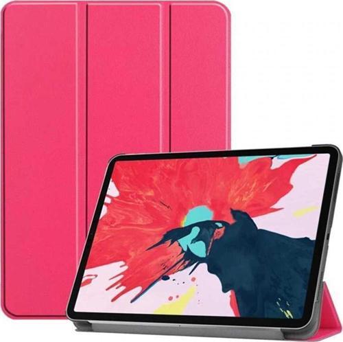 Apple iPad Mini 4. Nesil Uyumlu Fuchsia Smart Cover Standlı Katlanabilir Akıllı 1-1 Tablet Kılıfı