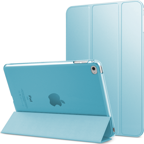Apple iPad Mini 4. Nesil Uyumlu Fuchsia Smart Cover Standlı Katlanabilir Akıllı 1-1 Tablet Kılıfı