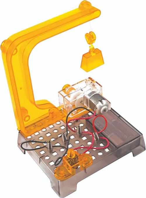 Elektrikli Vinç Bilim Seti Kız Erkek Çocuk Oyuncak Eğitici Oyuncaklar