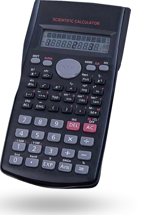 Büro Ev Ofis için Pilli Kapaklı 240 Fonksiyon Bilimsel Hesap Makinası