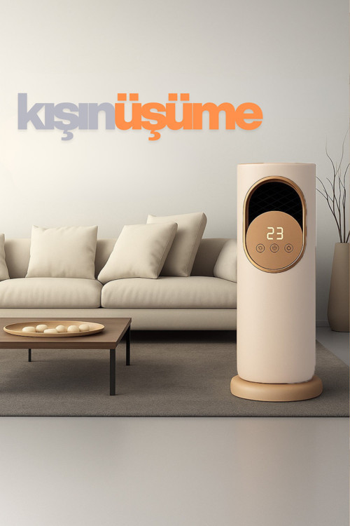 Uzaktan Kumandalı Dokunmatik Taşınabilir Sıcak Üfleme Isıtıcı – 180° Hava Sirkülasyonu