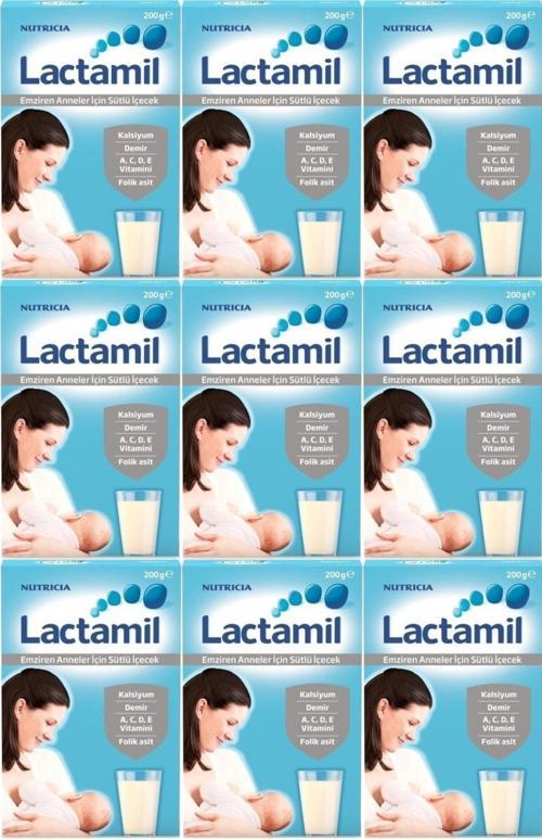 Nutrıcıa Lactamil 200GR (Emziren Anneler İçin Sütlü İçeçek) (9 Lu Set)