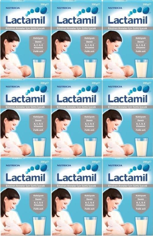 Nutrıcıa Lactamil 200GR (Emziren Anneler İçin Sütlü İçeçek) (9 Lu Set)