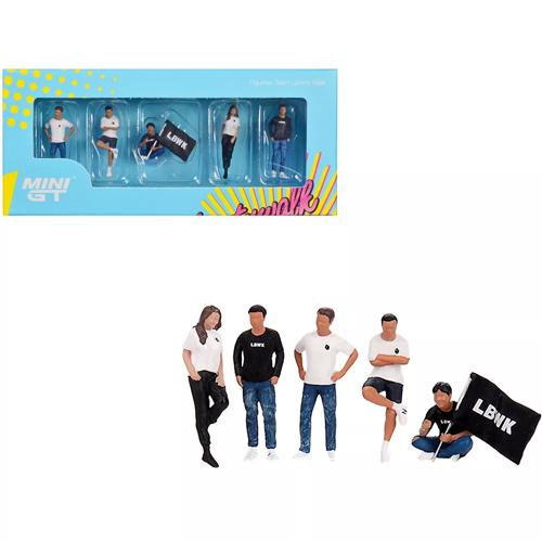 Öğretici Oyuncak Mini GT 1/64 Paddock Service Tent Set - LB Racing Kız Erkek Çocuk Eğitici Eğitic