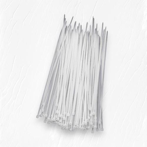 Kablo Bağı Klips Plastik Kelepçe 4,8x380 mm Beyaz 100 adet